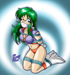 first_porn_of_franchise green_hair reika_kirishima tagme time_gal