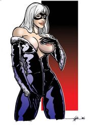 00s 1girls 2000s 2004 black_cat_(marvel) felicia_hardy female female_only human marvel marvel_comics sam7 solo spider-man_(series) straight_hair zipper_pull_tab