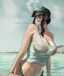 nico robin from one piece by tako art