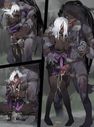 2025 5_fingers absurd_res anthro anus areola arm_wraps ass azula_beastman balls bent_over big_breasts biped black_anus black_areola black_body black_boots black_clothing black_footwear black_hat black_headwear black_nipples black_robe black_skin blush blush_lines bodily_fluids boots bouncing_breasts breast_grab breast_lick breast_play breasts carrying_another carrying_partner clothing comic cum cum_from_vagina cum_in_vagina cum_inside cum_on_leg cum_on_own_penis cum_on_penis cum_on_self defeated defeated_heroine digitigrade dominant dominant_anthro dominant_male duo elden_ring elden_ring_nightreign female female_human femsub fingers footwear fromsoftware fur genital_fluids genitals glans grey_balls grey_body grey_fur hair hair_grab hair_over_eyes hand_on_breast hat head_back headgear headwear hi_res human human_on_anthro humanoid_genitalia humanoid_penis interspecies large_breasts leg_wraps licking long_hair long_tongue male male/female male_anthro mammal mocomori monster monster_rape motion_lines multicolored_clothing multicolored_robe nipples nude nude_anthro nude_male penetration penile penile_penetration penis penis_in_vagina pink_glans pink_penis pink_tongue plantigrade purple_clothing purple_hat purple_headwear purple_robe pussy pussyjob questionable_consent rape recluse_(nightreign) robe rough_sex saliva saliva_on_breasts saliva_on_tongue saliva_string sex shaded sharp_teeth shoes standing standing_sex teeth tongue tongue_out touching_hair two-tone_hat two-tone_robe vaginal_fluids vaginal_penetration white_hair wraps
