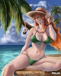 1boy 1girls 2d 2d_(artwork) 2d_artwork adult adult_female almost_naked almost_nude arm_behind_back arm_tattoo baddie bare_arms bare_belly bare_calves bare_chest bare_hands bare_hips bare_knees bare_legs bare_midriff bare_navel bare_shoulders bare_skin bare_thighs beach_hat belly belly_button bewitching_thighs big_breasts bikini bikini_bottom bikini_only bikini_top blue_sky blue_tattoo bracelet breasts busty busty_female busty_girl calves child_bearing_hips cleavage clouds collarbone day daylight daytime digital digital_art digital_drawing digital_drawing_(artwork) digital_media digital_media_(artwork) drawing earrings elbows exposed_arms exposed_belly exposed_chest exposed_hips exposed_legs exposed_midriff exposed_navel exposed_shoulders exposed_skin exposed_thighs female female_focus fertile_hips fingernails fingers full_body ginger ginger_hair green_bikini green_bikini_bottom green_bikini_top green_swimsuit green_swimwear groin halterneck hand_behind_back hat high_resolution highres horizon hourglass_figure inguinal_crease inguinal_ligament knees large_boobs large_breasts lean_figure legs legs_apart legs_spread long_hair looking_sideways looking_to_the_side male mature mature_female midriff monkey_d_luffy mostly_nude nail_polish nails naked naked_female naked_woman nami_(one_piece) narrow_waist navel nearly_nude necklace nude nude_female nudity ocean one_piece orange-eyed_female orange-haired_female orange_eyebrows orange_eyes orange_hair orange_hair_female outdoor outdoor_nudity outdoors outside palm_leaf palm_tree post-timeskip practically_nude red_fingernails red_nail_polish red_nails sea seaside shiny_breasts shiny_legs shiny_skin shiny_thighs shoulders shueisha sitting skindentation sky slender_body slender_waist slim_female slim_waist spread_legs spreading_legs spreading_thighs string_bikini swimsuit swimwear tako_art tattoo tattoo_on_arm tattooed_arm thick_thighs thighs water wavy_hair wide_hips