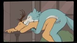 anal anal_penetration anal_sex animated anthro anthro_on_anthro anthro_penetrated anthro_penetrating anthro_penetrating_anthro beastars furry gay legoshi_(beastars) louis_(beastars) male male_only male_penetrated male_penetrating taffhazy tagme video