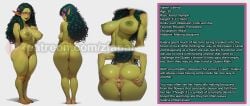 ai_generated anus aroused aroused_female ass_focus asshole bashful bent_over big_breasts breast_focus breasts bursting_breasts busty busty_female busty_girl character:valeria_(zfapai) character_profile character_sheet cleft_of_venus completely_naked_female completely_nude completely_nude_female cum cum_drip cum_dripping cum_dripping_from_ass cum_dripping_from_pussy cum_in_ass cum_in_pussy cum_inside curvaceous curvaceous_body curvaceous_female curvaceous_figure curvaceous_hips curvaceous_thighs dryad english english_text female_focus female_only flower_in_hair glowing_eyes green-skinned_female green_hair green_skin green_skinned_female horny horny_female huge_boobs huge_breasts large_boobs large_breasts large_tits massive_boobs massive_breasts multiple_views navel nervous nervous_smile nipples nude nude_female nymph oc original_character pleasure_face pleasured pleasured_female pointy_ears presenting presenting_ass presenting_hindquarters presenting_pussy purple_eyes pussy pussy_lips shy shy_expression shy_smile solo solo_female spreading spreading_anus spreading_ass spreading_pussy standing tight_clothing voluptuous voluptuous_female zfapai