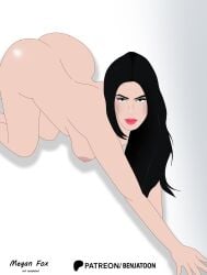 ai_generated benjatoon big_ass big_breasts fashion_model megan_fox megan_fox_photoshoot model real_person realistic