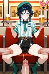 1femboy 2d ai_generated alcoholic_beverage alcoholic_drink all_male artist_logo ass bangs bare_hands bare_legs bare_thighs beer beer_mug belt belt_buckle beret black_bottomwear black_footwear black_heels black_shoes black_shorts bootyshorts bottomwear boy braided_hair braids brown_belt butt_cheeks buttcheeks buttocks circumcised clothed clothed_femboy clothed_male clothes clothing cock collared_shirt cum cum_drip cum_dripping cum_dripping_from_penis cumdrip cumdripping cute cute_femboy dark_hair dark_hair_male dick dripping ejaculate ejaculating_cum ejaculation english_text erect erect_cock erect_dick erect_penis erection femboy femboy_focus footwear fully_clothed fully_clothed_male gay genital_fluids genitals genshin_impact green-eyed_male green_beret green_eyed_male green_eyes green_hat green_headwear green_necktie green_socks green_tie group hair hard hard_cock hard_dick hard_on hard_penis hat headwear heels high_res high_resolution highres holding_beer human_male hunnyhive hunnyhive(artist) hunnyhivestudio hunnyhivestudios indoors knees legs legs_open legs_spread legs_spread_open light-skin light-skinned light-skinned_femboy light-skinned_male light_skin light_skinned light_skinned_male looking_at_viewer male_human males males_only mihoyo multiple_penises necktie nudity partial_male penis shiny_shorts shirt shirt_pocket shoes short_shorts short_sleeved_shirt short_sleeves shorts sitting sitting_male sitting_on_chair socks socks_and_shoes solo_focus spread_legs striped_shirt striped_topwear surrounded_by_penises thighs tie tight_bottomwear tight_clothing tight_shorts topwear vein veiny veiny_penis video_game_character video_games wet_legs wet_skin wet_thighs yaoi