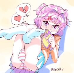 natsuki (doki doki literature club) from doki doki literature club by box chan