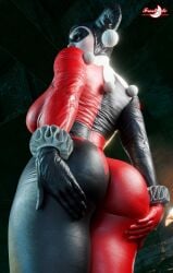 harley quinn from batman (series) by frostbyte3d