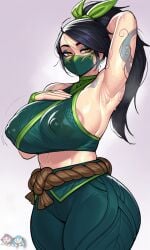 akali from league of legends by dizelxl