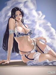 1girls 2d 2d_(artwork) 2d_artwork adult adult_female arm_support baddie bare_arms bare_belly bare_chest bare_hands bare_hips bare_knees bare_midriff bare_navel bare_shoulders bare_skin belly belly_button bewitching_thighs big_breasts black-haired_female black_hair blue-eyed_female blue_bra blue_eyes blue_fingernails blue_nail_polish blue_nails blue_panties blue_underwear boa_hancock bra breasts busty busty_female busty_girl child_bearing_hips cleavage collarbone curtained_hair digital digital_art digital_drawing digital_drawing_(artwork) digital_media digital_media_(artwork) drawing earrings exposed_arms exposed_belly exposed_chest exposed_hips exposed_knees exposed_midriff exposed_navel exposed_shoulders exposed_skin female female_focus female_only female_torso fertile_hips fingernails fingers fit_female frilled_bra frilled_panties frilled_underwear garter_belt garter_straps groin half_naked half_nude head_tilt high_resolution highres hourglass_figure inguinal_crease inguinal_ligament lace-trimmed_bra lace-trimmed_panties lace_bra lace_panties lace_underwear laced_bra laced_panties laced_underwear large_boobs large_breasts lean_figure legs_closed legs_together linea_alba long_hair looking_at_viewer matching_underwear mature mature_female midriff nail_polish nails naked naked_female naked_woman narrow_waist navel nude nude_female nudity one_piece panties parted_bangs semi_nude shoulders shueisha sitting sitting_on_ass sitting_on_floor sitting_on_ground skindentation slender_body slender_waist slim_female slim_waist snake_earrings solo stomach tako_art thick_thighs thigh_gap thighs thighs_together tilted_head underwear underwear_only upper_body wide_hips
