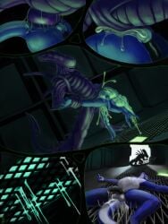 absurd_res alien alien_(franchise) anal anal_sex anthro anthro_on_anthro anthro_penetrated anthro_penetrating anthro_penetrating_anthro anthro_penetrating_male anus ass balls black_body black_genitals black_penis blue_body bodily_fluids bound claws comic cum cum_in_ass cum_inside cum_on_body cum_while_penetrated cumshot digital_media_(artwork) dominant dragon duo ejaculation erection excessive_cum excessive_genital_fluids eyeless firondraak forced genital_fluids genitals hi_res humanoid inflation interspecies knot larger_dom larger_male lying male male/male male_anthro male_on_anthro male_penetrated male_penetrating male_penetrating_anthro male_penetrating_male male_xenomorph monster mythological_creature mythological_scalie mythology nude orgasm penetration penis purple_body purple_genitals reptile scalie sex size_difference smaller_male snakehead404 tail teeth unusual_bodily_fluids unusual_genital_fluids white_body xenomorph