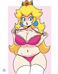 princess peach from mario (series) by chilisauce