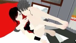 3d anal animated blowjob dubious_consent in_bed incest longer_than_one_minute qrow_branwen ruby_rose rwby sound tagme taiyang_xiao_long the_clipping video yang_xiao_long