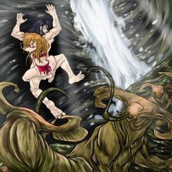 alien alien_jungle barefeet barefoot blood cavegirl caveman cavewoman completely_naked completely_naked_male completely_nude completely_nude_male feet feral fight jungle jungle_girl longhair muscles muscular muscular_male naked_male nude nude_male ooga_booga planet primal primitive stone_age tarzan toes tribal unga_bunga unga_unga waterfall