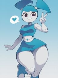 jenny wakeman from my life as a teenage robot by fliphrrr