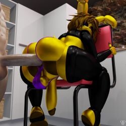 3d amanda_sparkle anal anus ass ass_focus backsack blender femboy five_nights_at_freddy's fnaf furry gay popa_3d_animations spring_bonnie spring_bonnie_(fnaf)