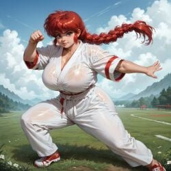 ai_generated big_ass big_breasts female female_only ranma-chan ranma_1/2 ranma_saotome sinister_ai