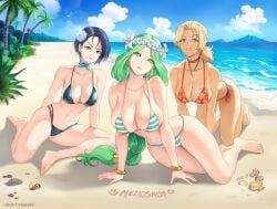 3girls catherine_(fire_emblem) fire_emblem fire_emblem:_three_houses meziosaur nintendo rhea_(fire_emblem) shamir_nevrand