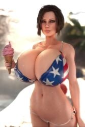1girls 3d 3d_animation alternate_breast_size american_flag_bikini animated big_breasts bikini bikini_bottom bikini_top breasts brown_eyes brown_hair bulletstorm bust busty chest curvaceous curvy curvy_figure electronic_arts epic_games female female_focus female_only female_solo gigantic_breasts high_resolution highres hips hourglass_figure huge_breasts human human_female human_only ice_cream large_breasts legs light-skinned_female light_skin longer_than_30_seconds looking_at_viewer mature mature_female no_sound people_can_fly pool poolside shorter_than_two_minutes slim_waist solo solo_female tagme thick thick_hips thick_legs thick_thighs thighs top_heavy top_heavy_breasts trishka_novak vaako video voluptuous voluptuous_female waist wide_hips