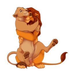 disney duo female feral hi_res malaika4 male male/female nala nala_(the_lion_king) simba_(the_lion_king) the_lion_king