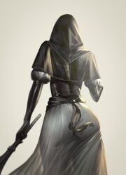 1girls 2025 2d 2d_(artwork) absurd_res ass ass_focus black_capelet black_gloves black_hoodie booty capelet dat_ass digital_drawing_(artwork) digital_media_(artwork) elbow_gloves elden_ring elden_ring_nightreign female female_focus female_only from_behind from_behind_view fromsoftware gloves highres holding holding_mace holding_object holding_weapon mace nun see-through see-through_clothing see-through_silhouette solo solo_female solo_focus standing the_antin tight_clothing undertaker_(nightreign) video_game_character video_games walking weapon