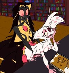 angel_dust_(hazbin_hotel) sir_pentious_(hazbin_hotel) tagme vivziepop