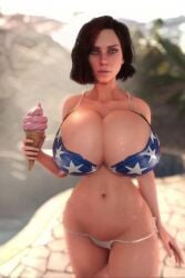 1girls 3d 3d_animation 4th_of_july alternate_breast_size american_flag_bikini animated ass avengers big_ass big_breasts bikini bikini_bottom bikini_top black_widow_(marvel) breasts breasts_bigger_than_head bust busty cleavage curvaceous curvy curvy_figure female female_focus female_only female_solo gigantic_breasts green_eyes hero heroine high_resolution highres hips hourglass_figure huge_ass huge_breasts human human_female human_only ice_cream large_ass large_breasts legs light-skinned_female light_skin longer_than_30_seconds looking_at_viewer marvel marvel_comics mature mature_female natasha_romanoff no_sound pool poolside red_hair shorter_than_one_minute slim_waist solo solo_female tagme thick thick_hips thick_legs thick_thighs thighs top_heavy top_heavy_breasts vaako video voluptuous wide_hips