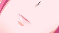 animated animated animated cum fingers fukubiki!_triangle:_miharu_after licking lips pink_hair saliva shinonome_miharu tongue