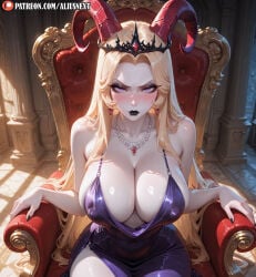 1girls 2025 ai_generated aliusnext anime big_ass big_breasts blonde_hair boobs breasts demon demon_girl female female_only hazbin_hotel hi high highres horns huge_ass huge_breasts light-skinned_female light_skin lilith_morningstar_(hazbin_hotel) lingerie long_hair massive_ass massive_breasts mature mature_female patreon quality res resolution style sweat sweatdrop sweating sweaty sweaty_body sweaty_breasts thick thick_ass thick_hips thick_legs thick_lips thick_thighs uncensored username voluptuous voluptuous_body voluptuous_female watermark white_body white_skin