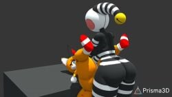 1futa 1girls animated big_ass big_breasts fnaf futanari pochi_art security_puppet_(fnaf) sonic_(series) tagme tailsko_doll video
