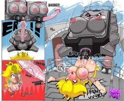 futanari penis_growth princess_peach tacticaljunk thwomp thwomp_girl what