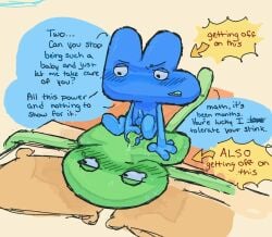 algebralien battle_for_dream_island battle_for_dream_island_again bedrotting bfb bfdi bfdia four_(bfb) handjob object_shows stroking_penis tentacle_penis the_power_of_two tpot two_(tpot)