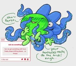 algebralien battle_for_dream_island battle_for_dream_island_again bfb bfdi bfdia cum four_(bfb) object_shows stroking_penis tentacle_penis tentacles the_power_of_two tpot two_(tpot)