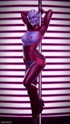 3d female female_only liara_t'soni mass_effect stripper stripper_pole tagme xanimoon