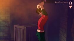 animated breasts catwoman dc_comics harley_quinn longer_than_30_seconds poison_ivy queencomplex robin_(dc) tagme threesome video