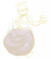 accident animatronic anthro avian bird black_sclera butt chicken clothing cupcake_(fnaf) duo excessive_feces feces feces_on_body feces_on_butt female five_nights_at_freddy's five_nights_at_freddy's_2 galliform hi_res humanoid hyper hyper_feces krinklymay machine monochrome panties phasianid pooped pooping robot robot_humanoid robotic scottgames sharp_teeth soiled soiling soiling_panties soiling_underwear solo teeth toy_chica_(fnaf) underwear