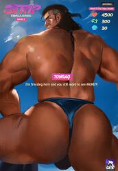 ass ass_focus bara beach big_ass big_butt bubble_ass bubble_butt butt dat_ass dat_butt fat_ass fat_butt gay huge_ass huge_butt izeumane large_ass large_butt male male_only muscular muscular_male round_ass round_butt solo strip_game summer the_legend_of_korra thick_ass thick_butt thong tonraq