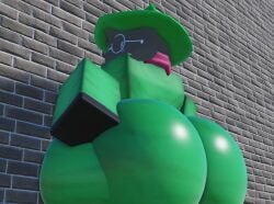 1boy 3d ass ass_focus black_fur deltarune furry glasses green_clothes image ralsei ralsei_(deltarune) ralsei_with_black_fur roblox robloxian self_upload showing_ass solo tagme