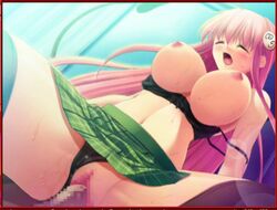 bra breasts censored closed_eyes female lala_satalin_deviluke large_breasts lingerie mosaic_censoring nipples open_mouth panties_aside rape sex skirt team-tanabe to_love-ru underwear vaginal_penetration