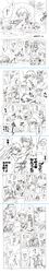 absurdres anger_vein bathing breasts comic darry_adai gimmy_adai head_bump highres injury kamina kurenai_karasu long_image monochrome nude onsen partially_translated penis rossiu_adai rule_63 simon_(tengen_toppa_gurren_lagann) suds tall_image tengen_toppa_gurren_lagann text translated translation_request yoko_littner