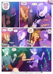 canine comic dialog english_text equine femboy furry marty mu onta taylor_(onta) text yaoi