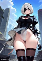 yorha 2b from nier (series) by mugenshi