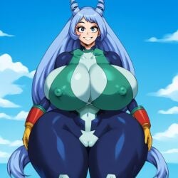 ai_generated gigantic_ass gigantic_breasts hero_outfit_(mha) hourglass_figure jay-marvel_(style) my_hero_academia nejire_hado nejire_hado_(hero_outfit)