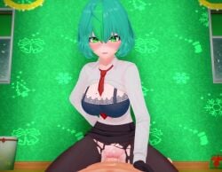 1boy 1girls 3d 3d_(artwork) ahoge animated big_penis black_pantyhose black_skirt blue_bra blush bouncing_breasts bra breasts cfnm cleavage clothed_female_nude_male clothed_sex cowgirl_position crazy_eyes dominant_female female_on_top froot gloves green_eyes green_hair heart-shaped_pupils heavy_breathing holding_knife indie_virtual_youtuber jumngee knife koikatsu lace lace-trimmed_bra lace_bra lace_trim longer_than_10_seconds looking_at_viewer male_on_bottom moaning mole mole_on_breast mole_under_eye multicolored_hair necktie necktie_between_breasts open_mouth pantyhose partially_unbuttoned pencil_skirt penetration penis pov pov_male pussy_cutout pussy_juice pussy_juice_on_penis pussy_juice_stain pussy_juice_trail reverse_rape riding riding_penis ripped_clothing ripped_pantyhose sex shirt shirt_lift shirt_up short_hair shorter_than_30_seconds skirt skirt_lift skirt_up sound straight streaked_hair submissive_male tagme thick_eyelashes threatening threatening_with_weapon tie tie_between_breasts torn_clothes torn_pantyhose vagina vaginal_penetration video virtual_youtuber vtuber wet_pussy yandere