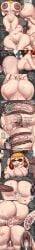 1girls ass balls bodily_fluids breasts bubble_ass bubble_butt casual_free_use charlie_(grey_impact) clenched_balls cum cum_in_pussy cum_in_uterus cum_inside dialogue english_text female grey_impact hairy huge_ass huge_breasts inkling inkling_girl internal internal_cumshot lifting_breasts light-skinned_female light_skin male multiple_boys multiple_males nintendo pussy scrotum semen sex sloppy_seconds splatoon splatoon_(series) tentacle_hair testicles text uncensored underboob unprotected_sex x-ray
