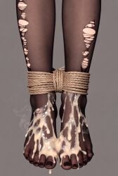 1girls abducted ai_assisted ai_generated ankles_bound barefoot black_pantyhose black_toenail_polish black_toenails bondage bound_ankles bukkake captive captured cum cum_on_body cum_on_feet cum_on_legs cum_on_toes cum_puddle erotic exposed exposure feet_fetish feet_focus feet_only fetish foot_fetish foot_focus forced helpless hostage humiliation kallovita kidnapped kinky lingerie nylons original original_art original_artwork painted_toenails pantyhose restrained rope rope_bondage ropes semen sexy simple_background sperm steam steaming steamy steamy_cum stockings tagme tied_ankles toenail_polish torn_clothes torn_clothing torn_pantyhose unseen_character unseen_female vulnerable