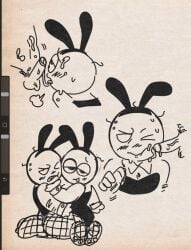 2boys blowjob bunnysuit cum cumshot grim_(smiling_friends) grumpy handjob penis pim_(smiling_friends) popeexoxo self_upload smiling_friends yaoi