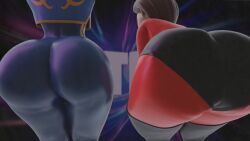 2girls 3d against_fourth_wall against_glass animated ass ass_comparison ass_focus ass_on_glass ass_press big_ass bodysuit brown_hair capcom chun-li crossover disney_channel double_bun eastern_and_western_character elastigirl epic_games fortnite fortnite:_battle_royale fortnite_logo from_behind helen_parr huge_ass kishi leaning leaning_forward leggings multiple_girls pants pixar shiny shiny_clothes shiny_hair short_hair skin_tight street_fighter street_fighter_6 tagme take_your_pick the_incredibles tight_pants video