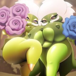 1boy 1girls 2d anthro anthro_only big_ass big_breasts big_butt big_thighs breasts breasts_bigger_than_head bubble_butt busty chubby curvaceous curvaceous_female curvy curvy_female curvy_male erect_nipples erect_nipples_under_clothes fat_ass female femboy feminized_male game_freak generation_4_pokemon hi_res highres huge_ass huge_breasts huge_butt huge_thighs male male_with_breasts nintendo nipple_bulge pokemon pokemon_(species) purple_eyes red_eyes roseboy_(tzokatli) roserade shiny_pokemon shortstack tagme thick_ass thick_butt thick_hips thick_legs thick_thighs tzokatli underboob voluptuous voluptuous_female voluptuous_male wide_hips zenminch