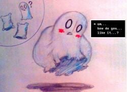 napstablook from undertale by downrightover