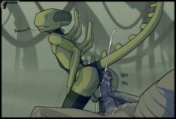 male xenomorph from alien (franchise) by petresko
